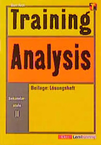 Training analysis - training,