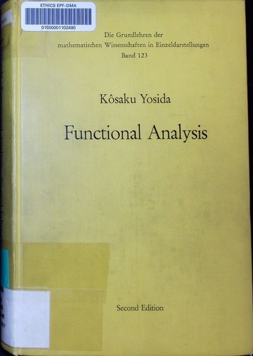 Functional analysis kôsaku - analysis,
