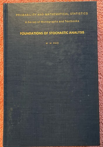 Foundations stochastic - of,