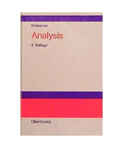 Analysis studienbuch für - analysis:,