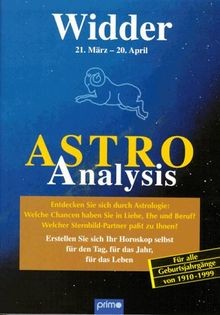 Astro analysis widder von - widder,