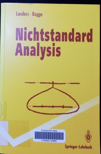 Nichtstandard analysis dieter - nichtstandard,