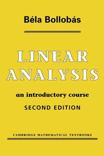 Linear analysis an - linear,