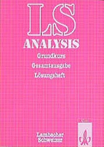 Lambacher schweizer analysis - lambacher,
