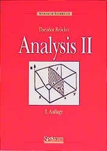 Analysis 2 von - 2, bröcker