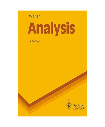 Analysis walter wolfgang - analysis, 2,