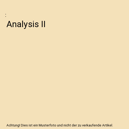 Analysis - , ii