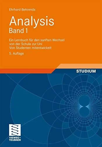 Analysis band ein lernbuch - band,