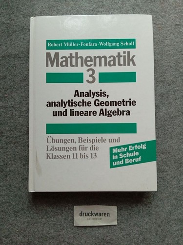 Mathematik analysis - 3, :