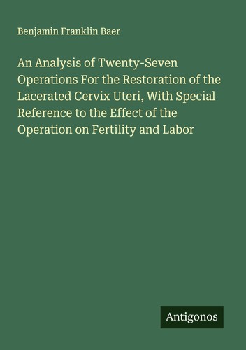Analysis twenty seven - an, twenty-seven