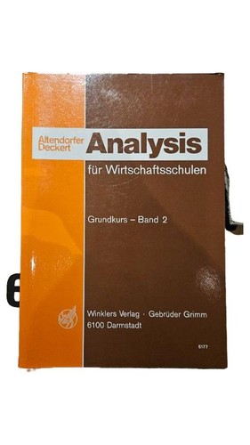 Analysis für