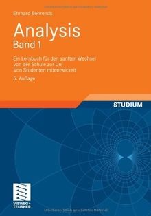 Analysis band ein lernbuch - 1:,