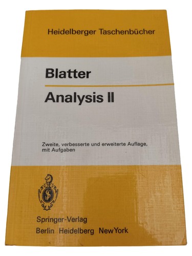 Analysis fachbuch - ii,
