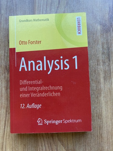 Analysis differential und - 1:,
