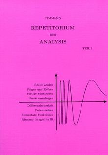 Repetitorium der analysis - repetitorium,